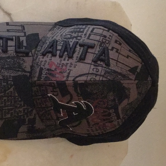 Black and brown Atlanta A hat - Picture 3 of 8